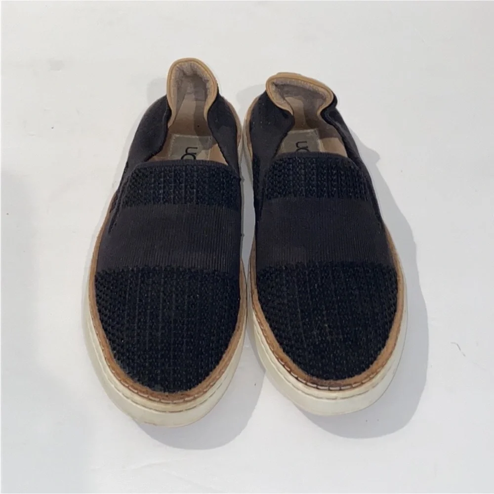 Authentic UGG designer black slip on sneakers sz 7.5